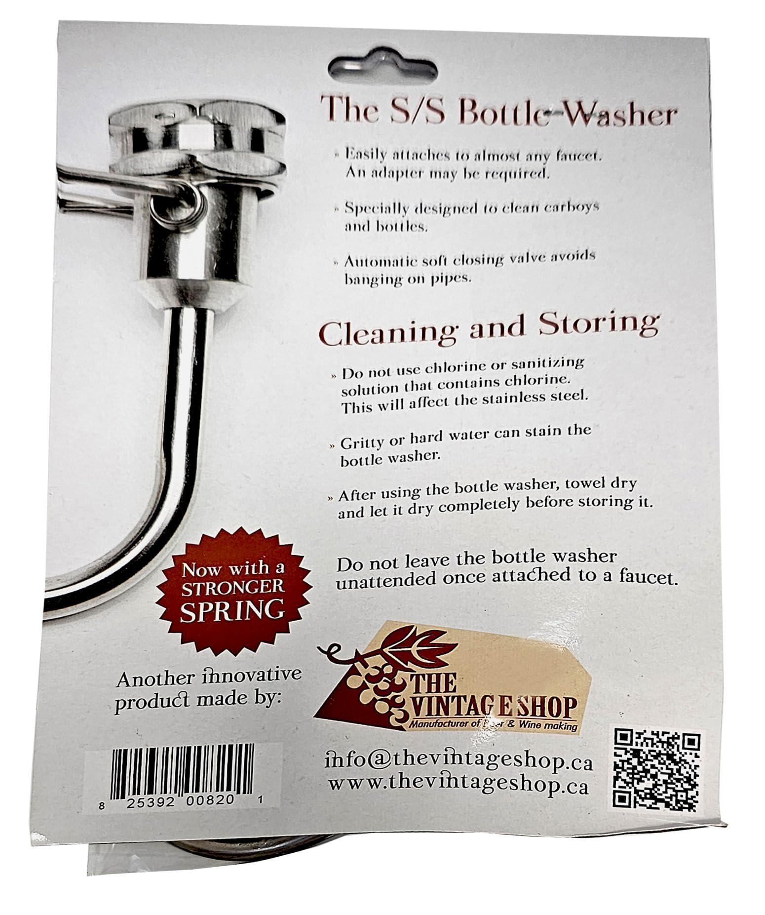 Krome Faucet Jet Carboy and Beer Bottle Washer