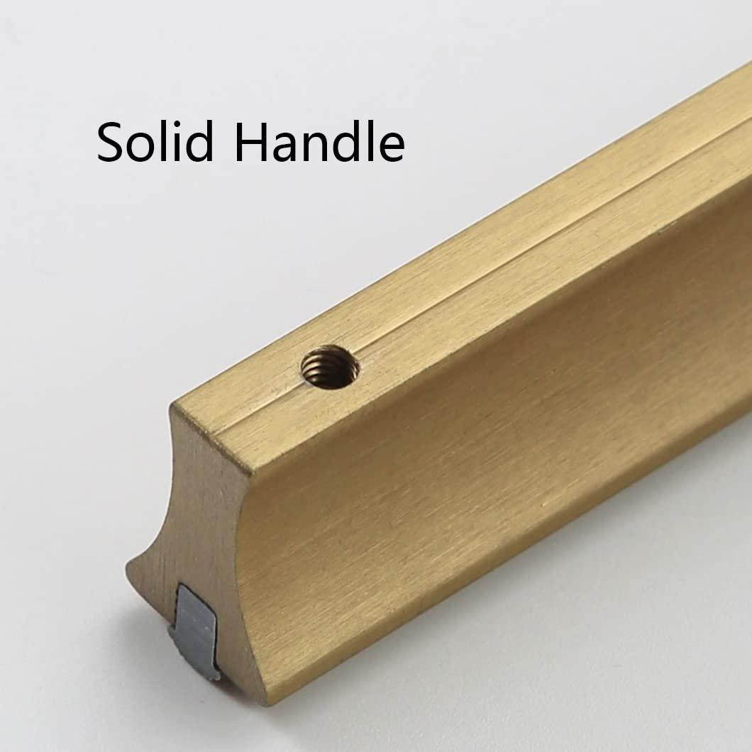 MbeLLO Cabinet Pull HandlesConcealed HandlesAluminum Alloy Furniture Handles 2 Pcs Cupboard Door Pull Handles Solid Cabinet Drawer Pull Knobs, for Bathroom Kitchen Bedroom Wardrobe (Length 600mm) ( Size :