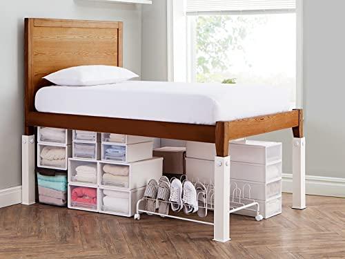 DormCo DormCo Suprima Ultimate Height Bed Risers - Carbon Steel - White