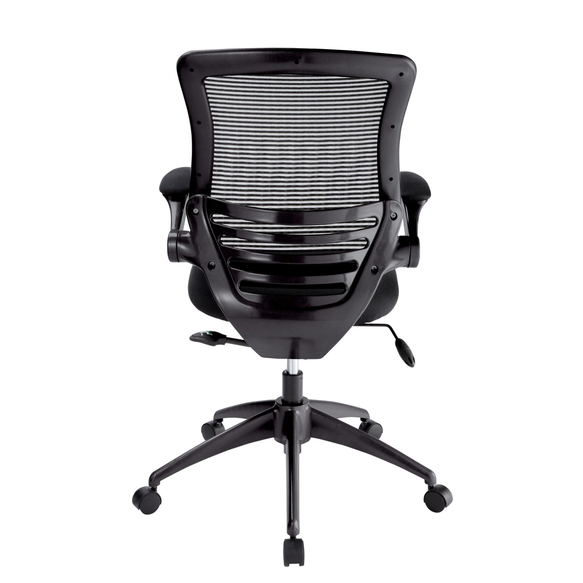 Realspace Realspace Calusa Mesh Mid-Back Chair, Black