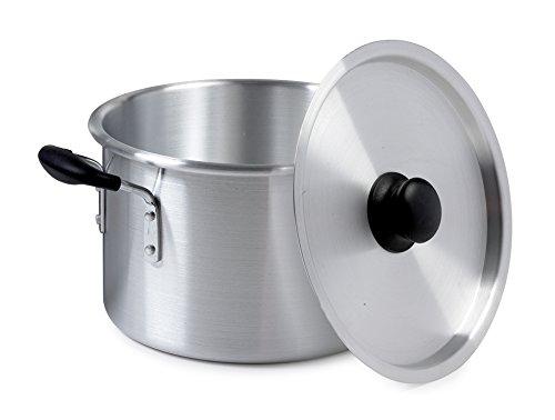 Imusa IMUSA USA, Silver IMU-60008 Aluminum Stock Pot with Lid 8-Quart
