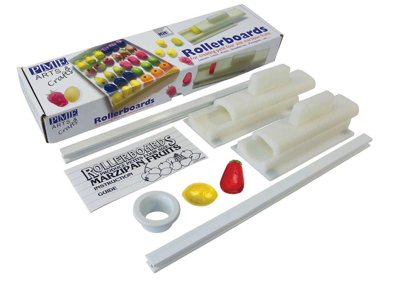 PME PME Marzipan Rollerboard Kit, Lemon & Strawberry