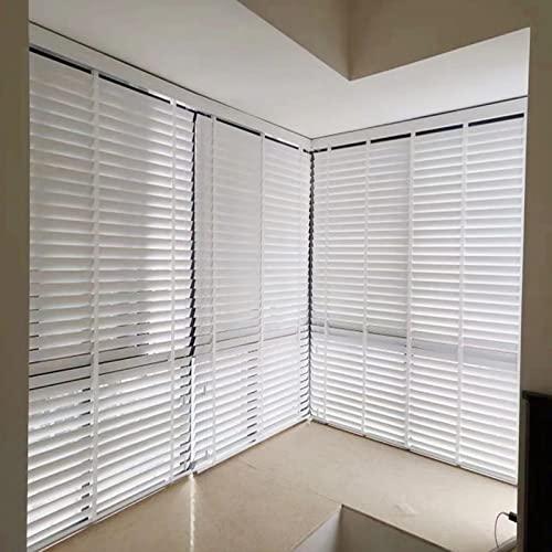KDDFN KDDFN Wooden Venetian Blinds Blind,Window Privacy Protection,Vintage Breathable Curtain,Sun Shade Curtain Balcony Decoration,UV Protection,Customizable (24x28in)
