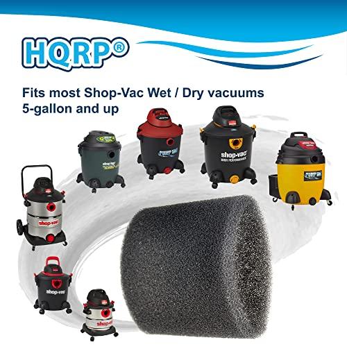 HQRP HQRP 4-pack Foam Filter Sleeve ?ompatible with Shop-Vac QL50EIC QL60B QL625IC QL650IC QPL30 QPL40 QPL45 QPL60 QULP550 QULP600 QULP650 QPS20 QPS30 QPS40 QS20A QS30 QS725A QPM45 QM450A Wet Dry Vacuums