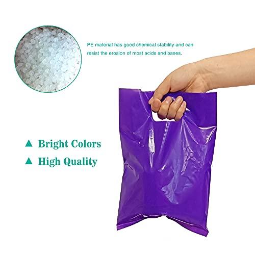 PPXMEEUDC PPXMEEUDC 54PCS Plastic Handle Bag Plastic Party Favor Bags Party Gift Bags for Birthday Party Gift Shop Retail Bag Halloween Christmas Thanksgiving Candy Cookies Dessert