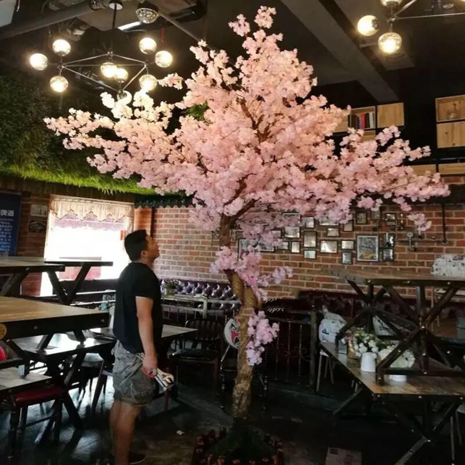 DEKIST Cherry Blossom Artificial Tree DIY Handmade Pink Tree Indoor Outdoor Home Office Party Wedding 2.52.5m/8.28.2ft