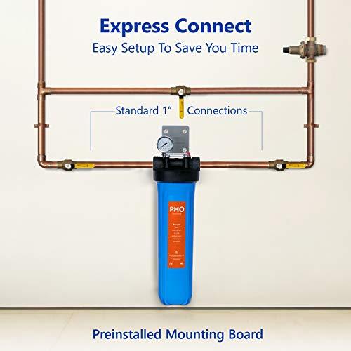 EXPRESS WATER Express Water WH100SP Anti Scale Whole House Water Filter System, Blue