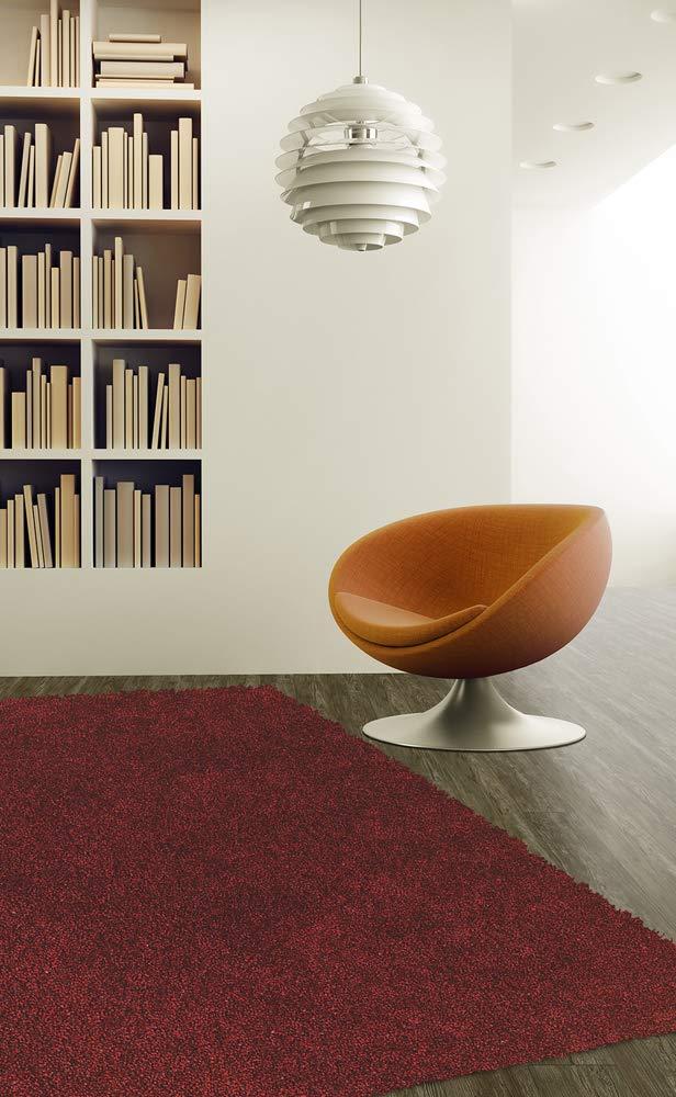 Berkley Rugs Berkley Moving Shag Area Rug BZ100 Red Solid Shag 8' x 10' Rectangle