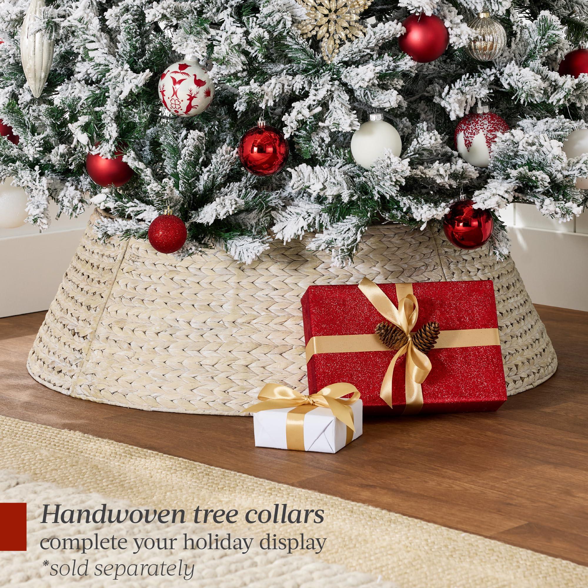 Best Choice Products Best Choice Products Pre-Lit Artificial Christmas Tree, 6ft Snow Flocked Design Pine Tree, Full Appearance Snowy w/Easy Assembly, Metal Stand