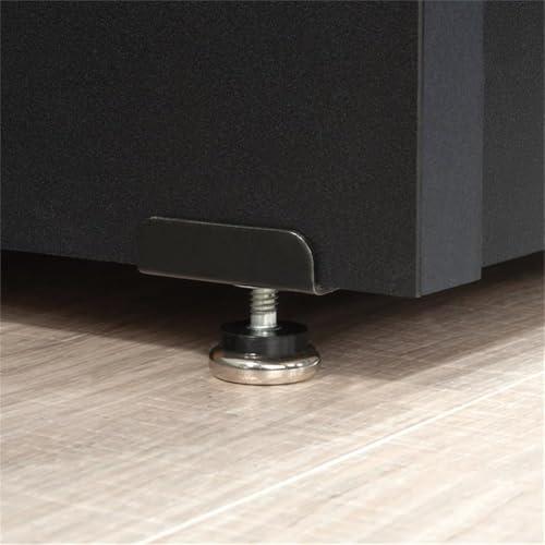 Pemberly Row Pemberly Row Engineered Wood 5-Shelf Bookcase in Classic Cherry