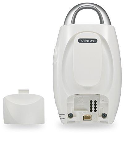 VTech VTech DM221 Audio Baby Monitor with up to 1,000 ft of Range, Vibrating Sound-Alert, Talk Back Intercom & Night Light Loop, White/Silver