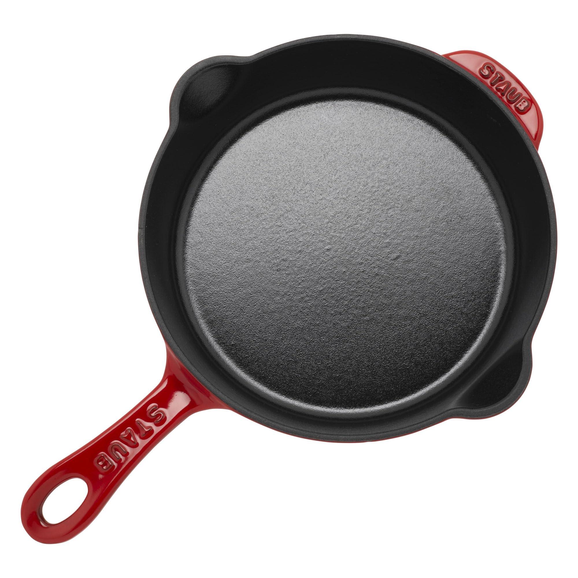 STAUB STAUB Fry Pans Cast Iron 8.5-inch Traditional Deep Skillet-Cherry