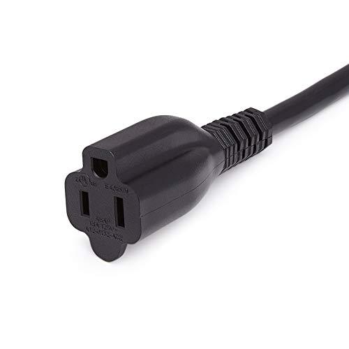 Amazon Basics Amazon Basics Indoor Extension Cord, 13 Amps, 125V, 10 Foot, Black