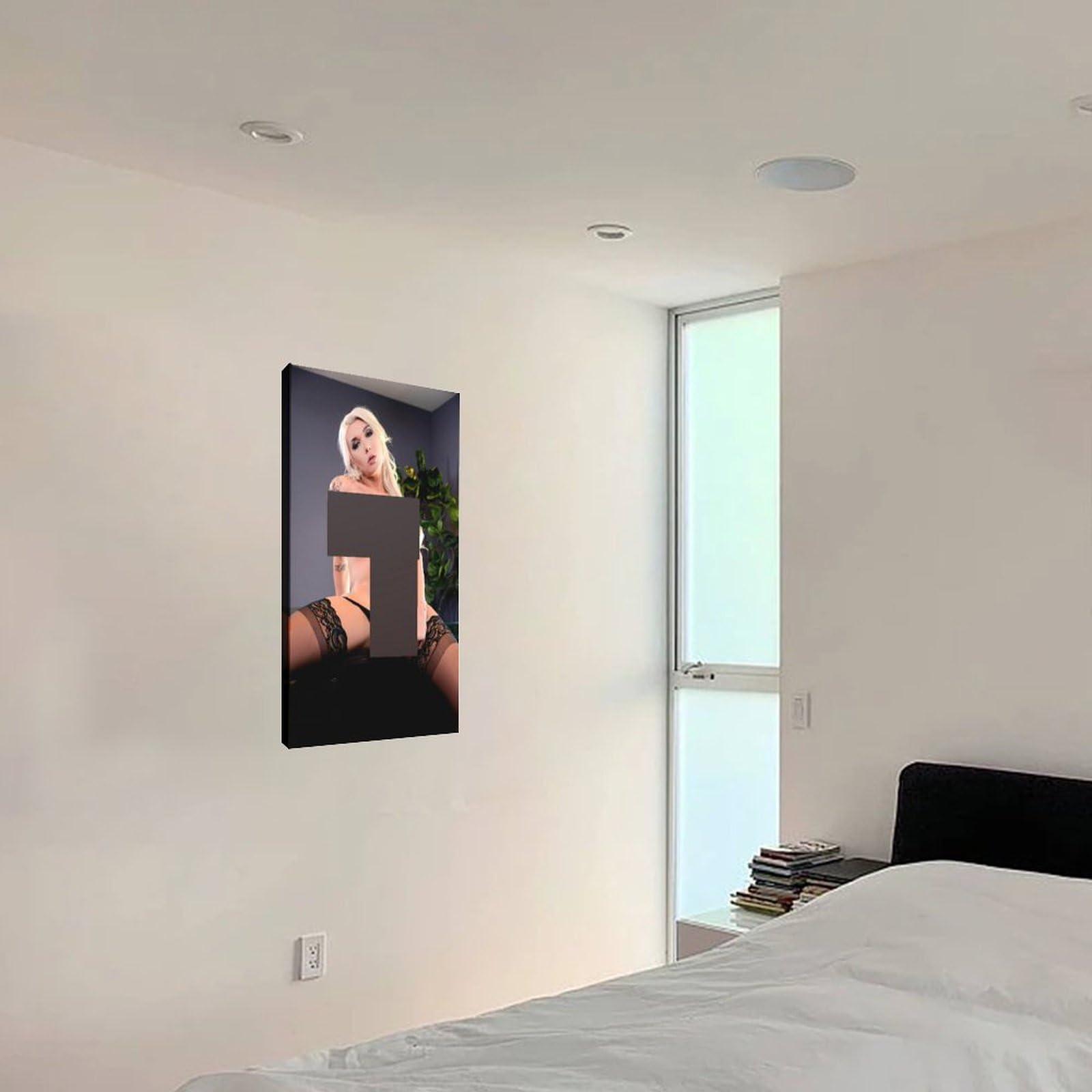 Generic Generic Wall Poster Room Aesthetic Poster Sexy Shemale Aubrey-Kate Star Art Poster (6) Wall Poster Art Canvas Printing Gift Office Bedroom Aesthetic Poster 16x24inch(40x60cm) Frame-style