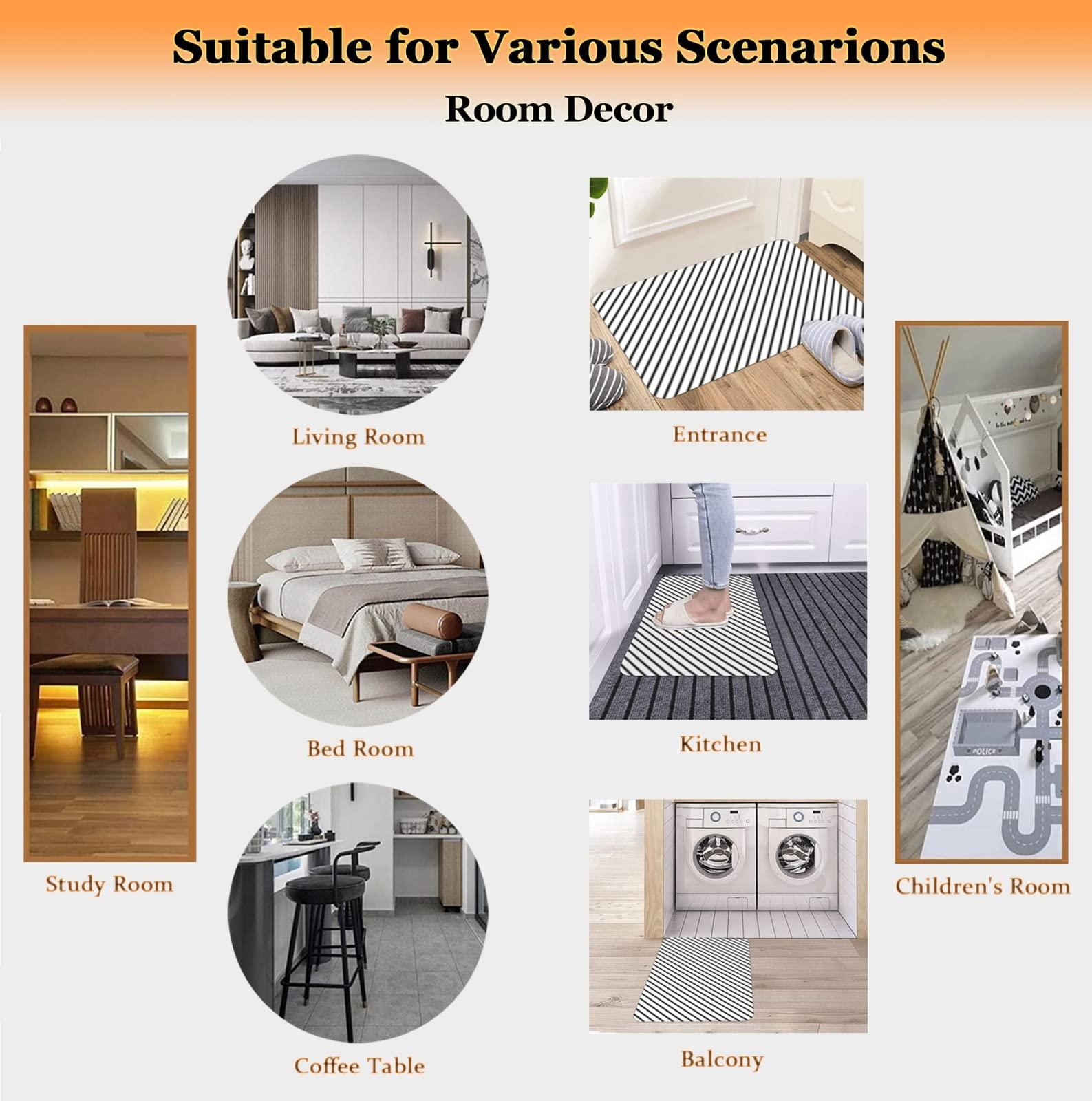 Generic Co., Ltd. Jazz Drum Large Area Rugs, Music Equipment Runner Rugs, Non-Slip Floor Throw Mat, Rectangle Carpet for Living Room, Bedroom, Hallway Front Entrance, Kitchen, Dining, 5' x 8'