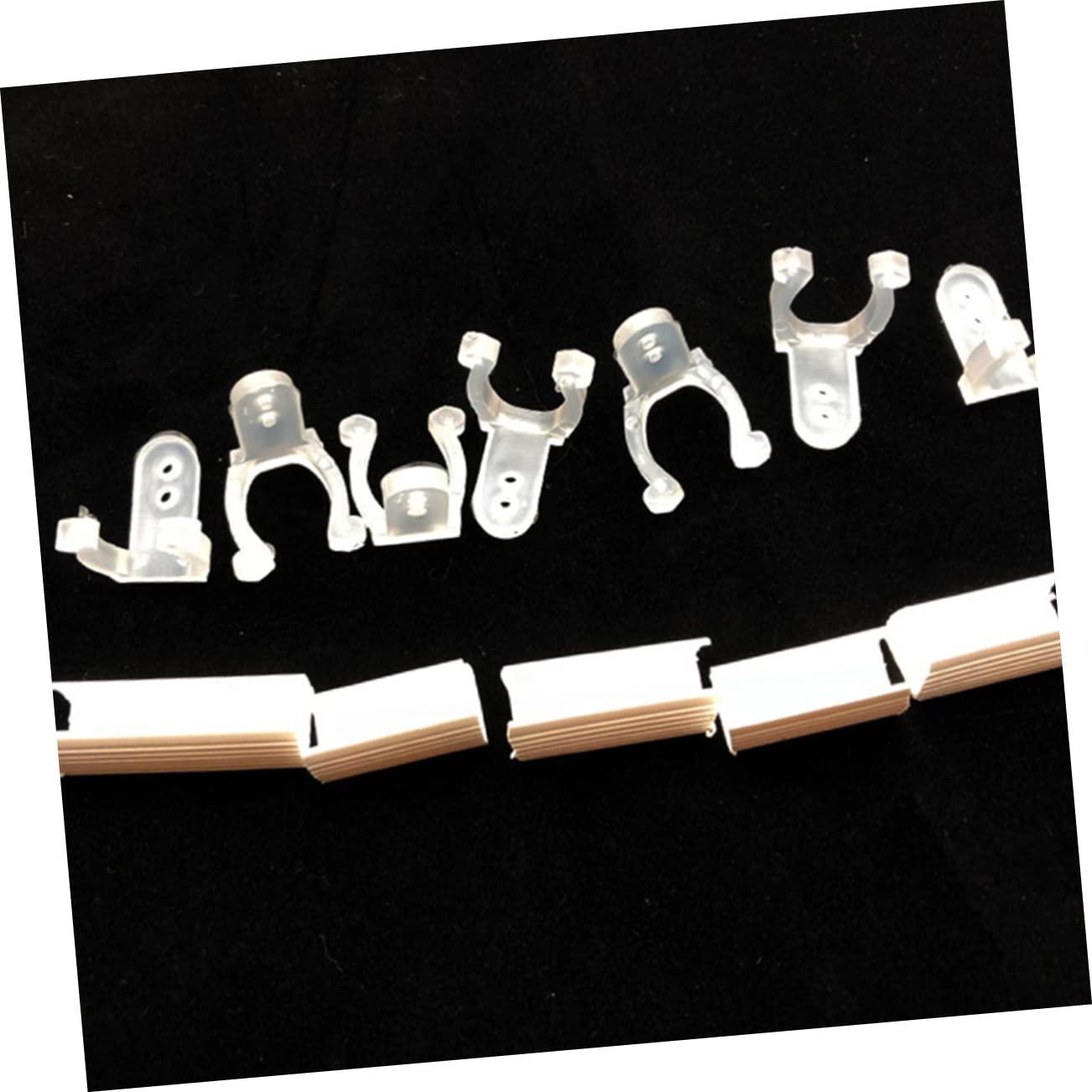 GLEAVI GLEAVI LED Rope Light Clips LED Light Base Buckle Rope Rope Card Code Rope Light Mounting Clips Accessories Rope Light Outdoor Light Clips Rope Lights LED Rope Light Holder