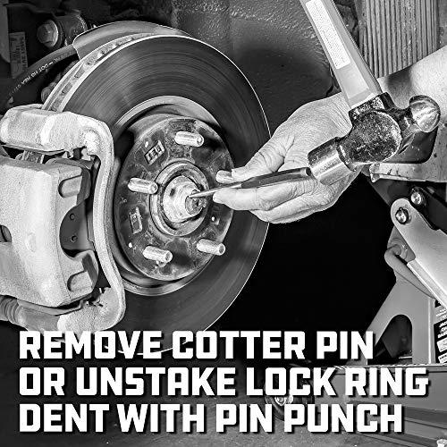 Powerbuilt Powerbuilt 4 Piece Axle Nut Socket Set Kit 10 - 648635, Black