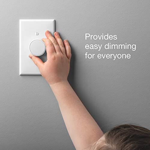 Lutron Lutron Aurora Smart Bulb Dimmer Switch with Screwdriver | for Philips Hue Smart Bulbs | Z3-1BRL-WH-L0-A | White