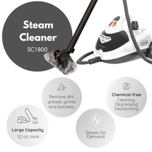 Ewbank Ewbank 1800W Steam Cleaner, with attachments, Carpets, Tile, Floors, car, Upholstery, Bathroom, Kitchen, Windows, Grout
