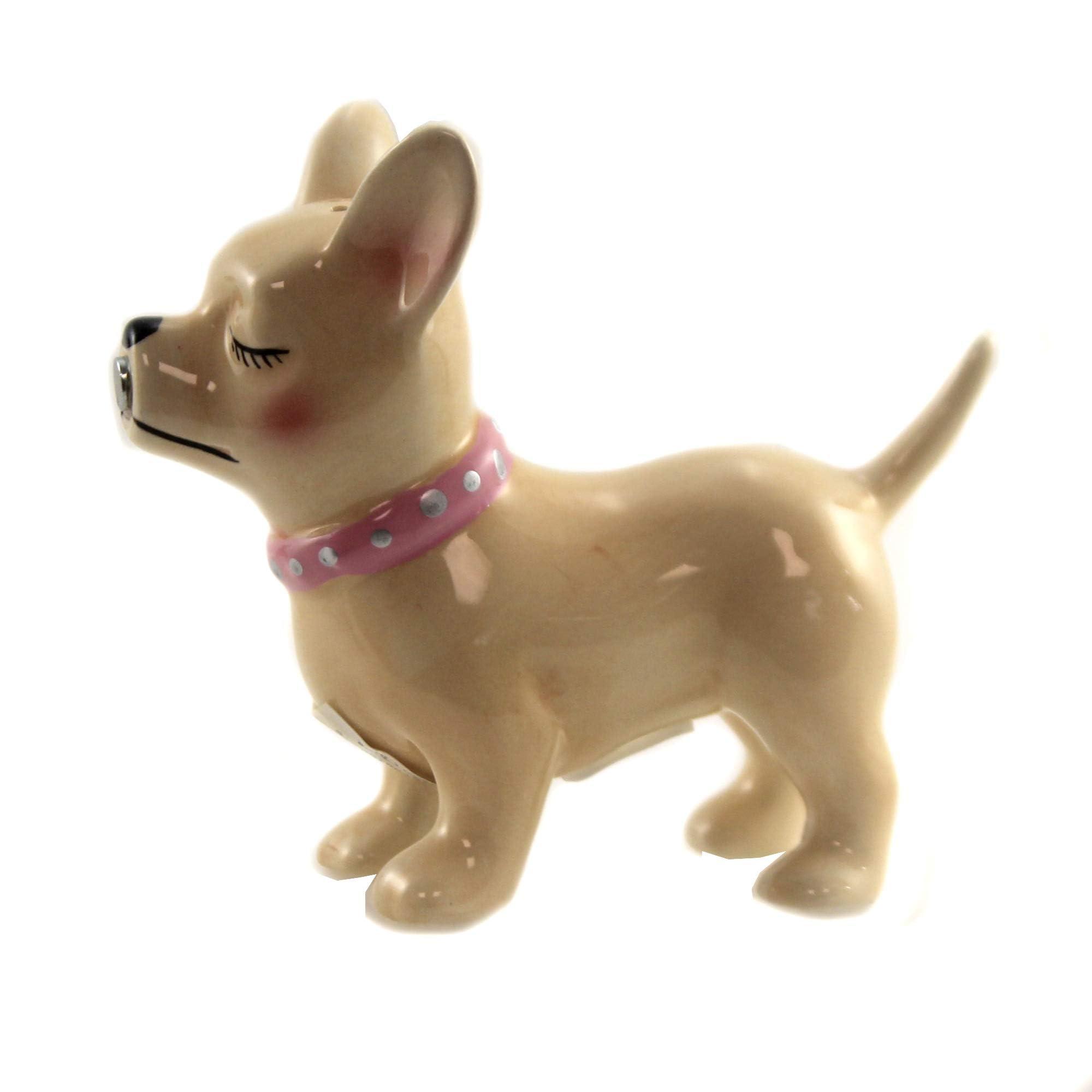 Pacific Giftware Pacific Trading Kissing Chihuahuas Pucker Up Pups, Salt and Pepper Shaker Set, Magnetic