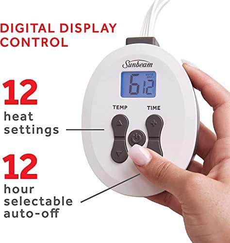 Sunbeam Sunbeam Premium Luxury Quilted Electric Heated Mattress Pad King Size