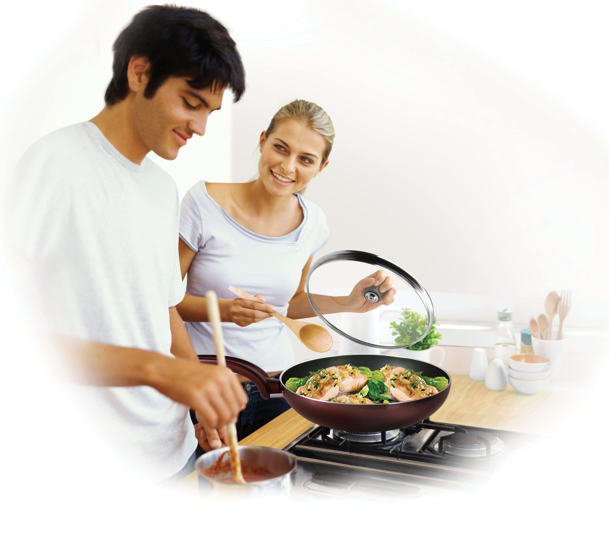 TEKNICAL. TEKNICAL. Tefal 2028097812 Glass lid, 30 cm Compatible Lid-30cm, Copper Black