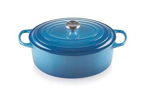 Le Creuset Le Creuset Enameled Cast Iron Signature Oval Dutch Oven, 6.75 qt., Marseille