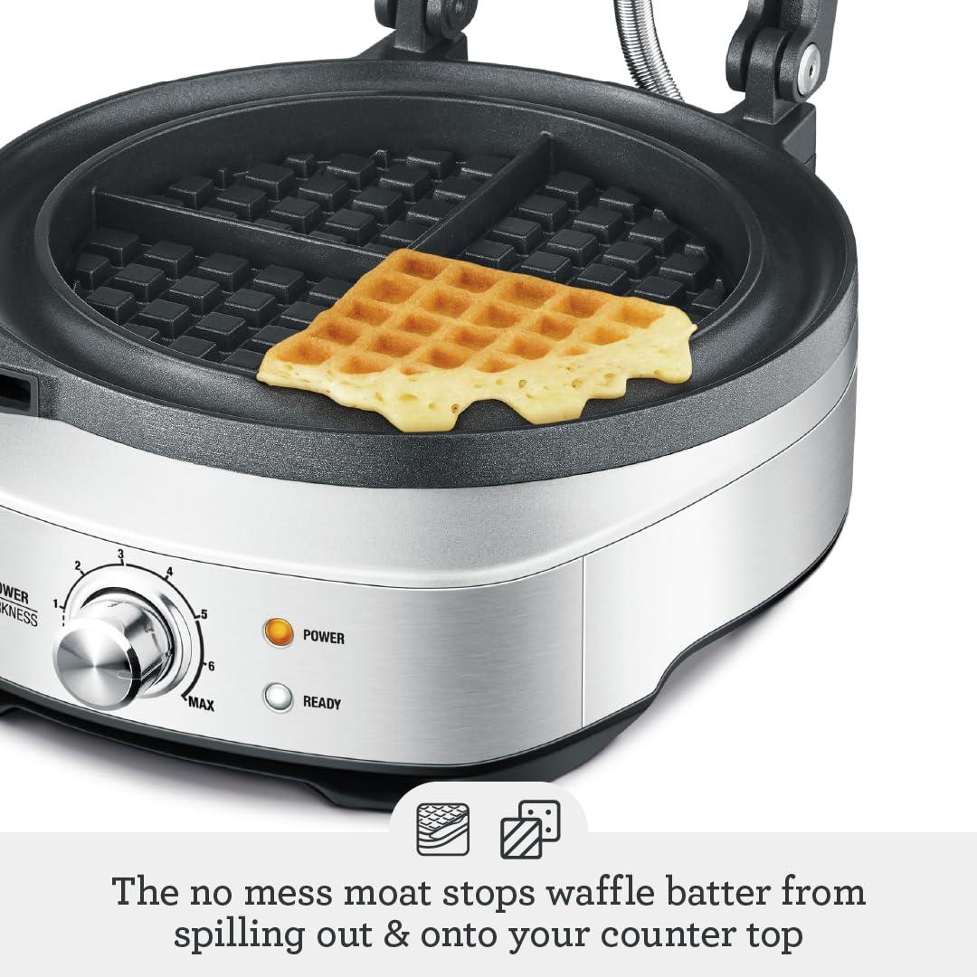 Breville Breville BWM520XL Waffle Iron, 2.3, Silver