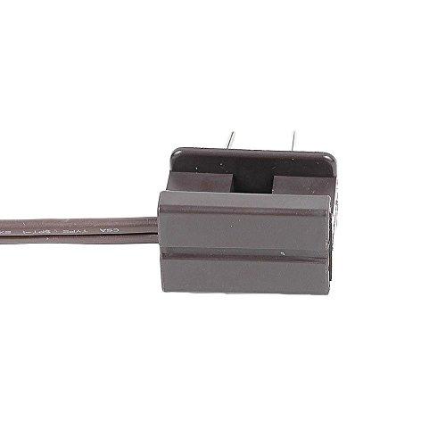 Novelty Lights Novelty Lights SPT-2 Male Plug, Snap On Vampire Plugs, Brown, Polarized, 10 Amp, 25 Pack