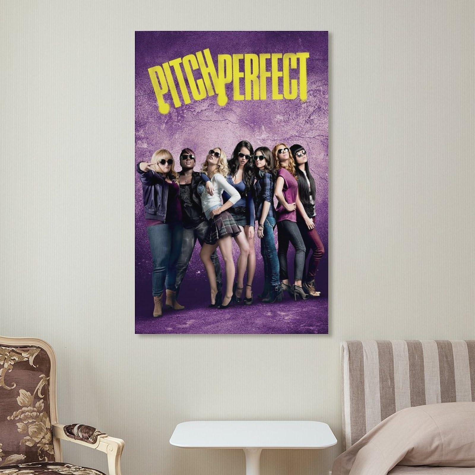 EHYXTEGX Movie Poster Pitch Perfect Poster 1 Canvas Painting Posters And Prints Wall Art for Living Room Bedroom Decor 12x18inch(30x45cm)