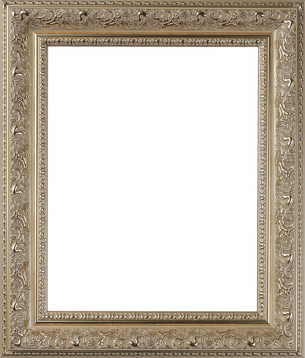 Generic Silver Picture Frame 3-1/2\" Polystyrene WholesaleArtsFrames-com 3348-A-44 (20X27)