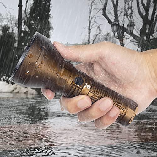 ThruNite ThruNite Catapult Pro Rechargeable Flashlight, SFT70 LED, 1005 Meters Throw, 2713 High Lumens Bright Searchlight, Long Beam Distance Spotlight for Hiking, Camping, and Hunting - Desert Tan