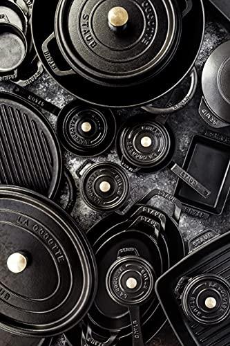 STAUB Staub Cast Iron 6-inch Round Gratin Baking Dish - Matte Black, Made in France