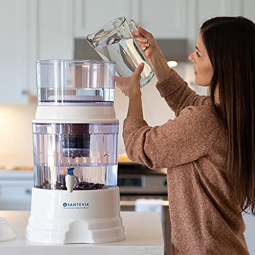 Santevia Mineral Stones Replacement by Santevia | Designed for Santevia's Gravity Water System | Adds Healthy Minerals and Makes Water Alkaline | Makes Water Taste Delicious