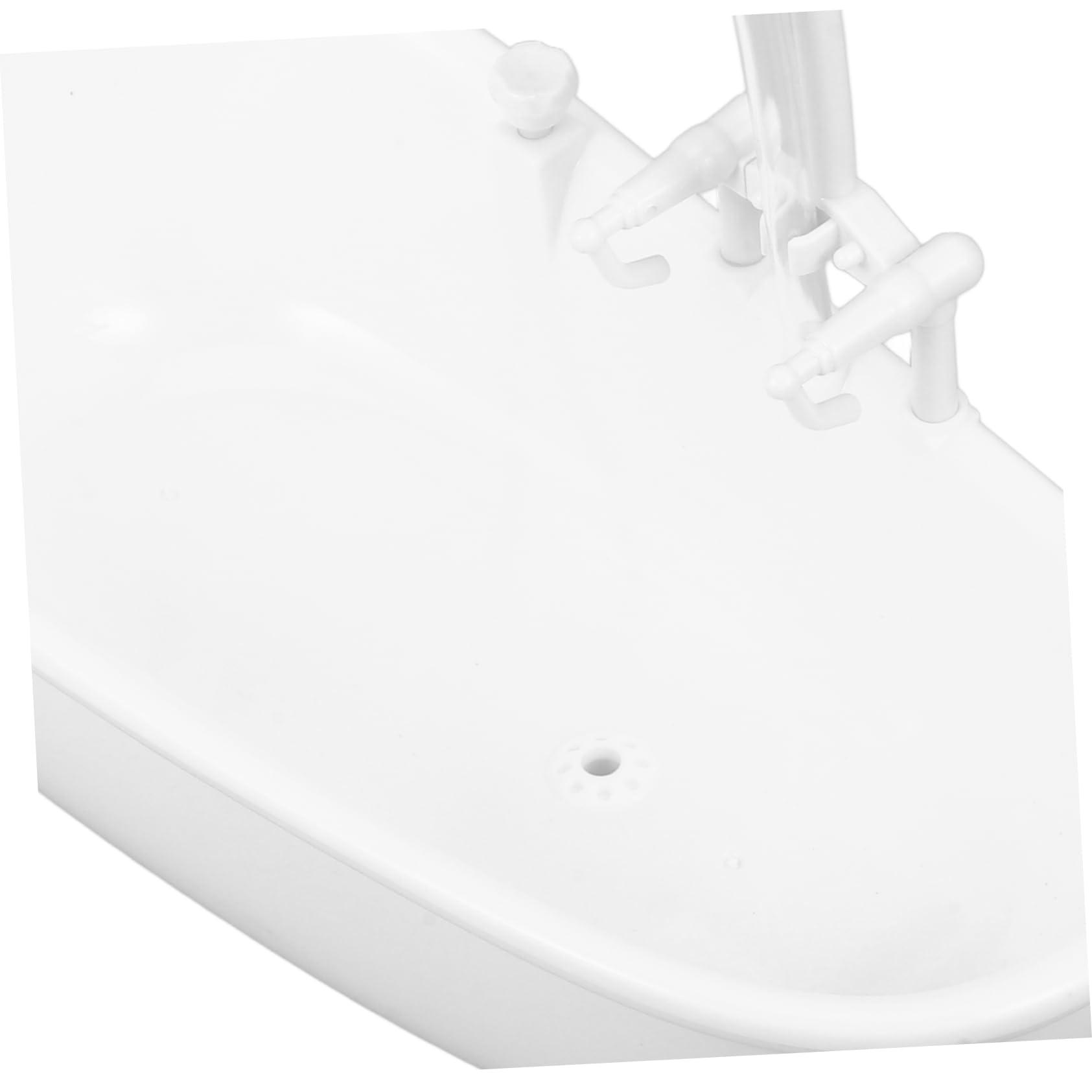 PRETYZOOM PRETYZOOM 2pcs Bathtub Cocktail Glass Tequila Cup Bathtub Shaped Container Creative Smoothie Cup Bar Drinks Container Cold Drink Cup Tubs Miniature Electric Bathtub Containers White Plastic