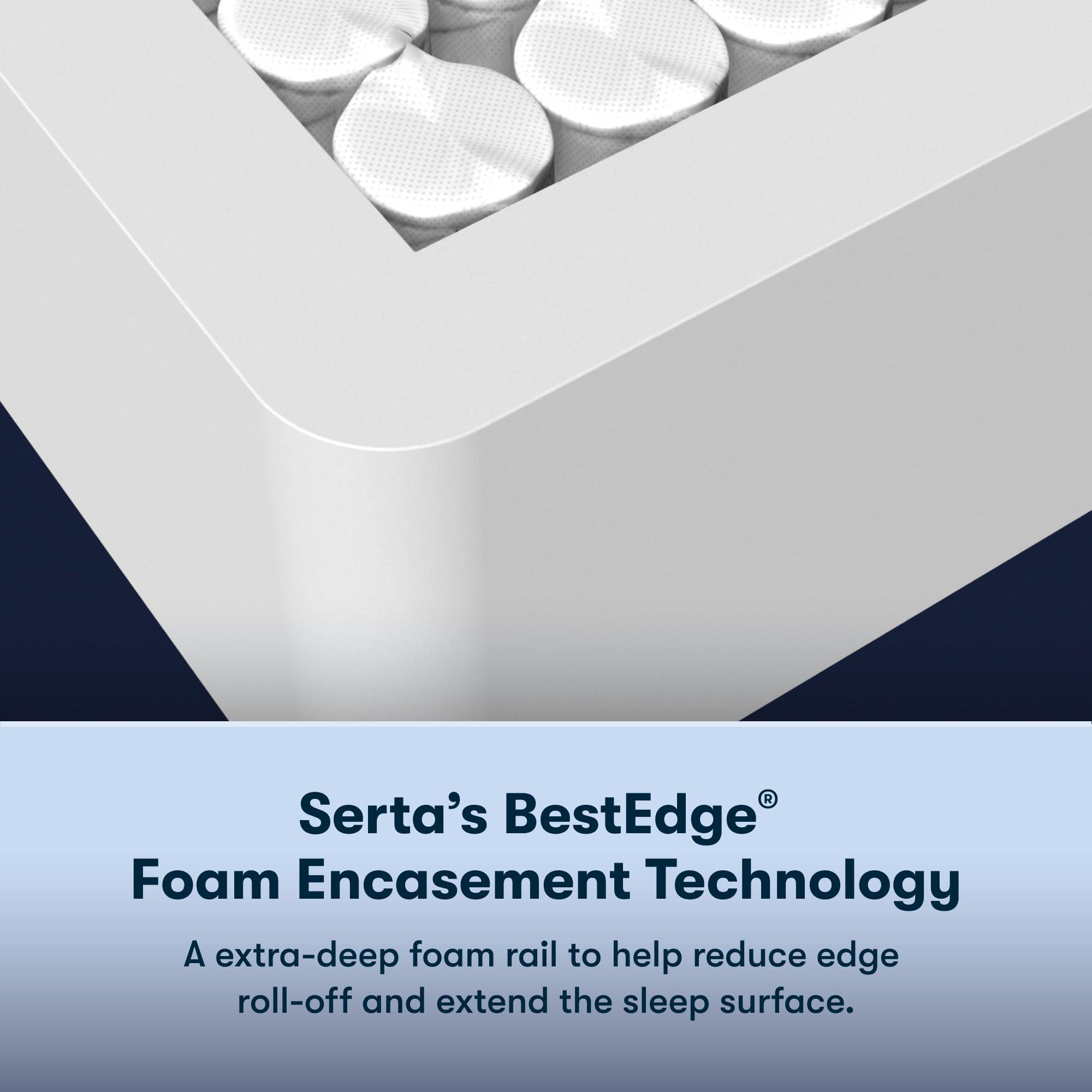 Serta Serta Perfect Sleeper Ultimate 12\" Twin Mattress - Extra Firm, Cooling Gel Memory Foam, Pocket Innersprings for Motion Isolation, Edge Support, CertiPUR-US Certified - Oasis Sleep