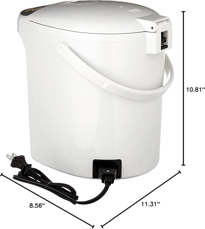 Panasonic Panasonic RA41660 Electric Thermo Pot Water Boiler Dispenser NC-EG3000, Slow-Drip Mode for Coffee, Ideal for Tea, Hot Cocoa, Soups and Baby Food, Four TEM, 3.2 quarts, White