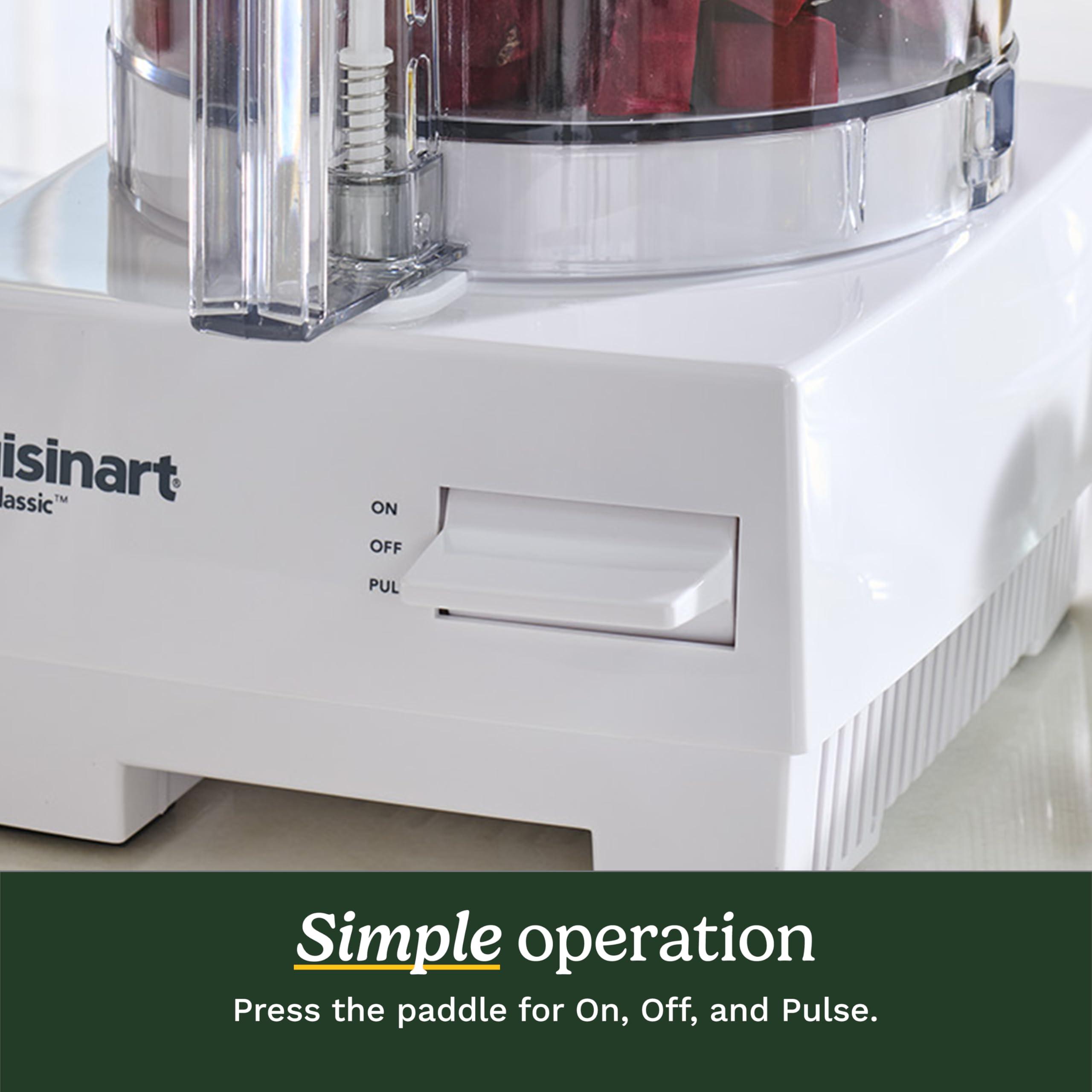 Cuisinart Cuisinart 7 Cup Food Processor, 600-Watt Motor, White, DLC-10SYP1