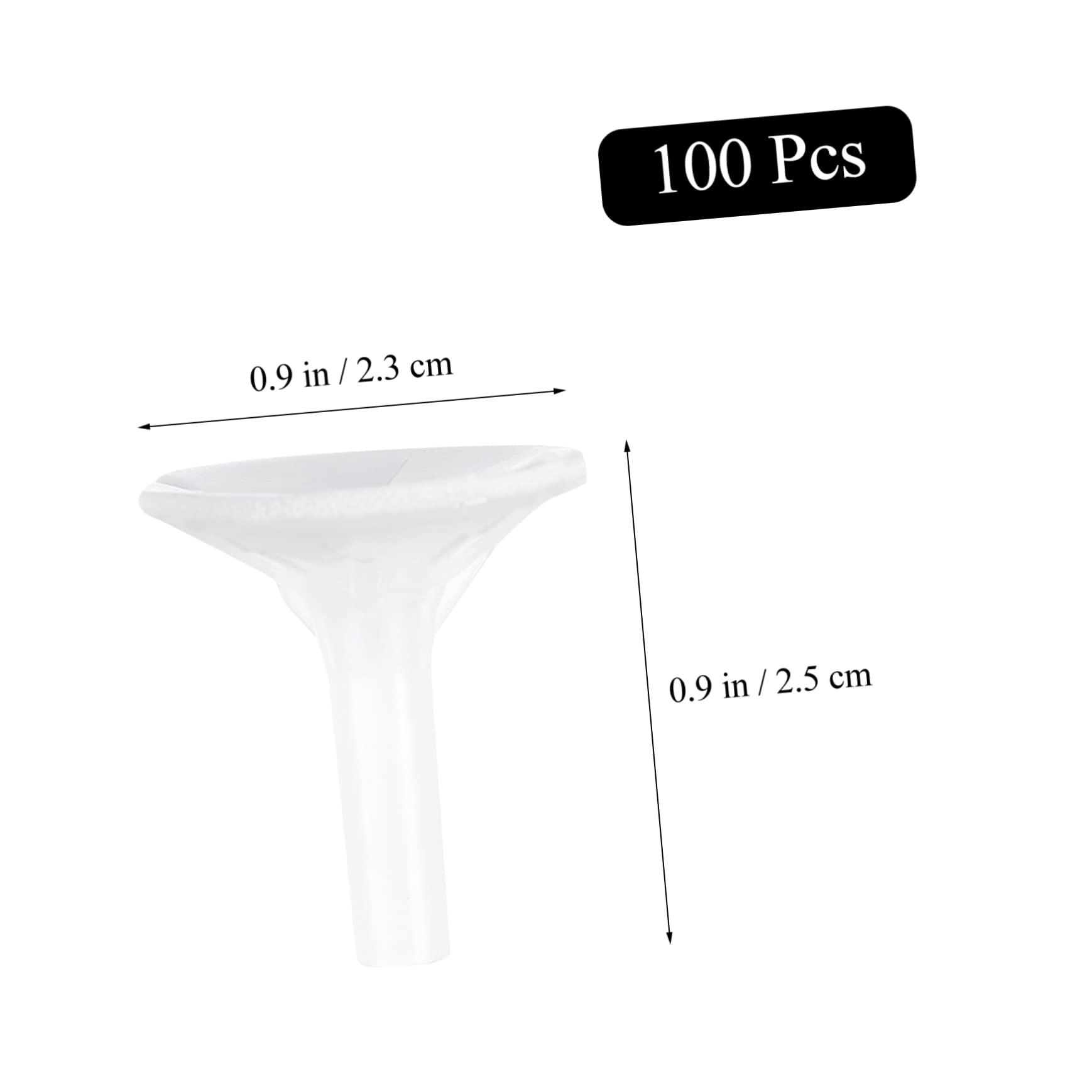 Operitacx Operitacx 300 Pcs Chocolate Torus Cake Pop Stand Cotton Candy Sticks Dessert Liners Mini Chocolate Wrapper Lids Holders Chocolate Molds Snacks Cake Pop Mold Candy Molds Graham White Plastic