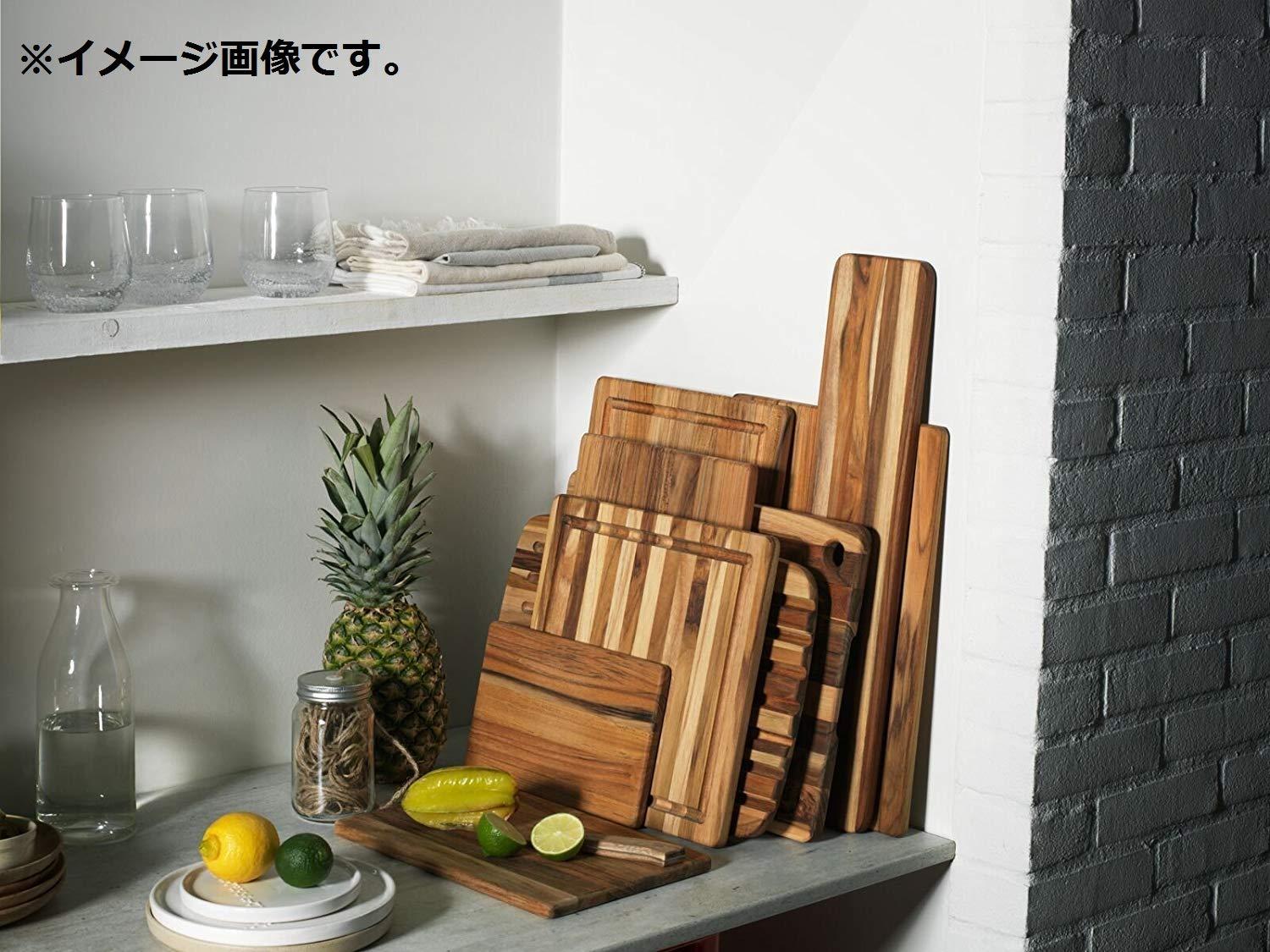 Teakhaus Teakhaus Cutting Board, Wood, Brown, 30.5 x 20 x 1.4 cm