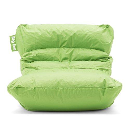 Big Joe Big Joe Roma Bean Bag Chair, Spicy Lime Smartmax, Durable Polyester Nylon Blend, 3 feet
