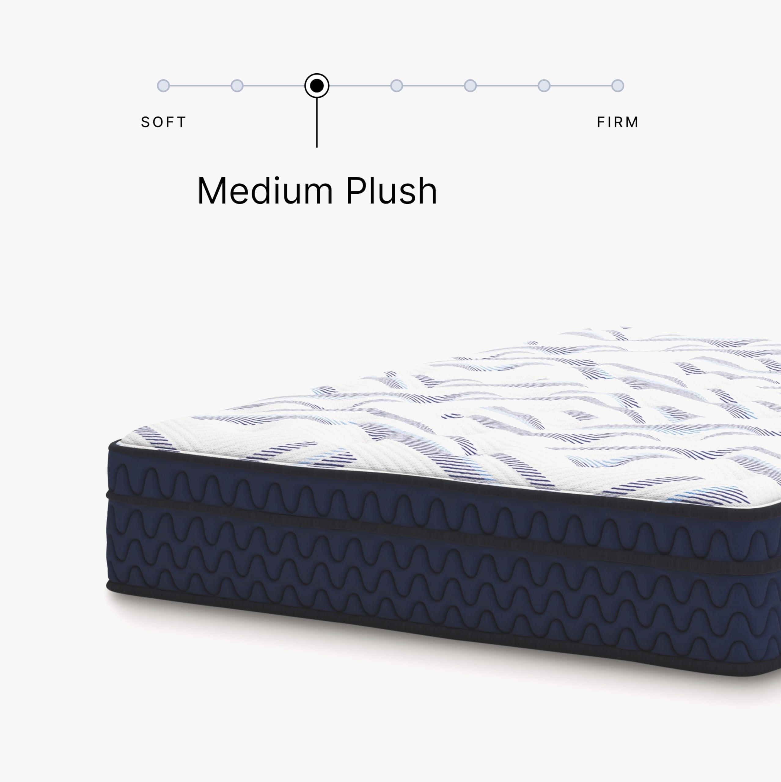Signature Design by Ashley Signature Design by Ashley Full Size Stack 12 Inch Hybrid Medium Plush Cooling Gel Infused Memory Foam Mattress for Pressure Relief