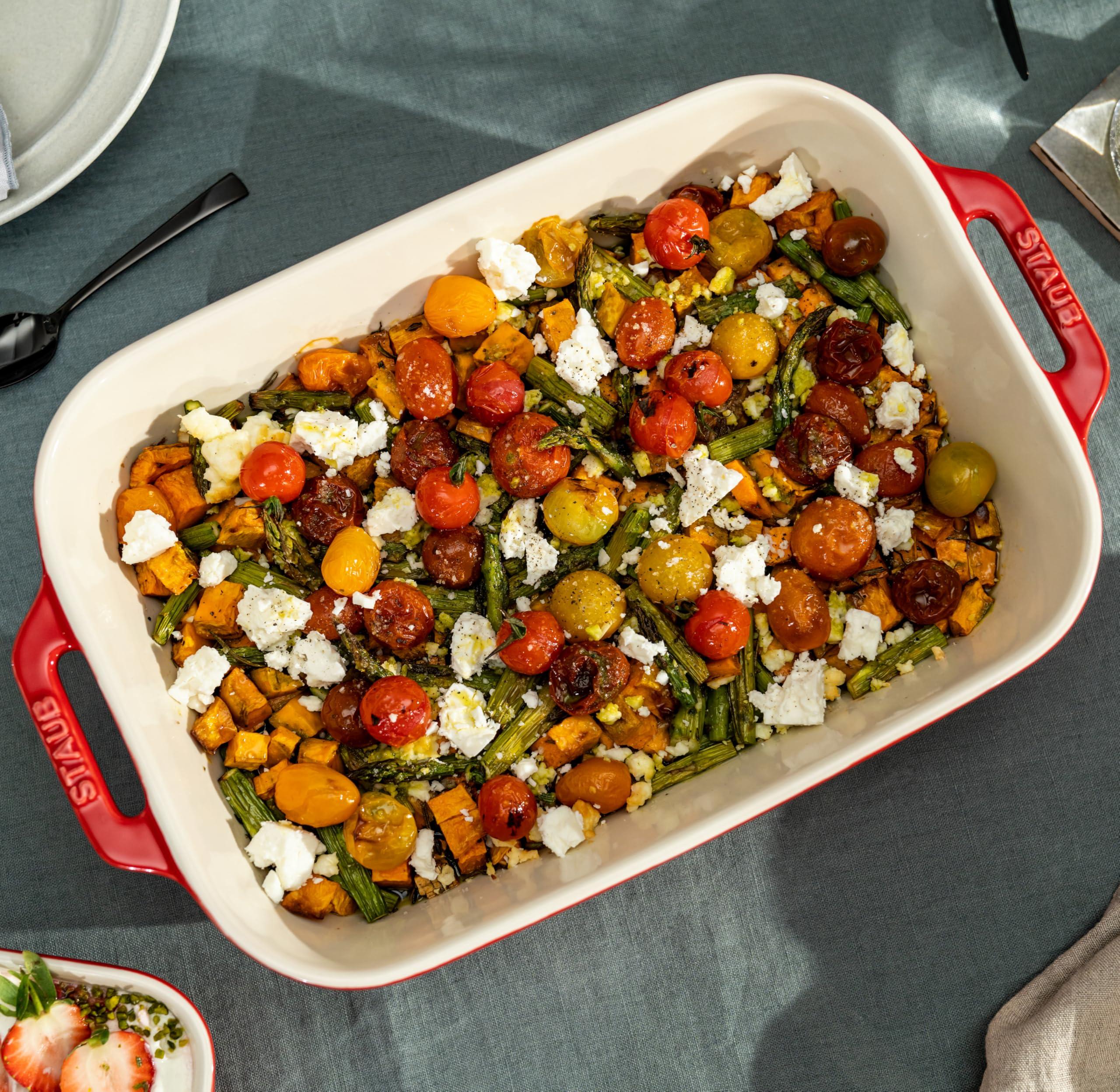 STAUB STAUB Ceramics Rectangular Baking Dish, 7.5x6-inch, Cherry