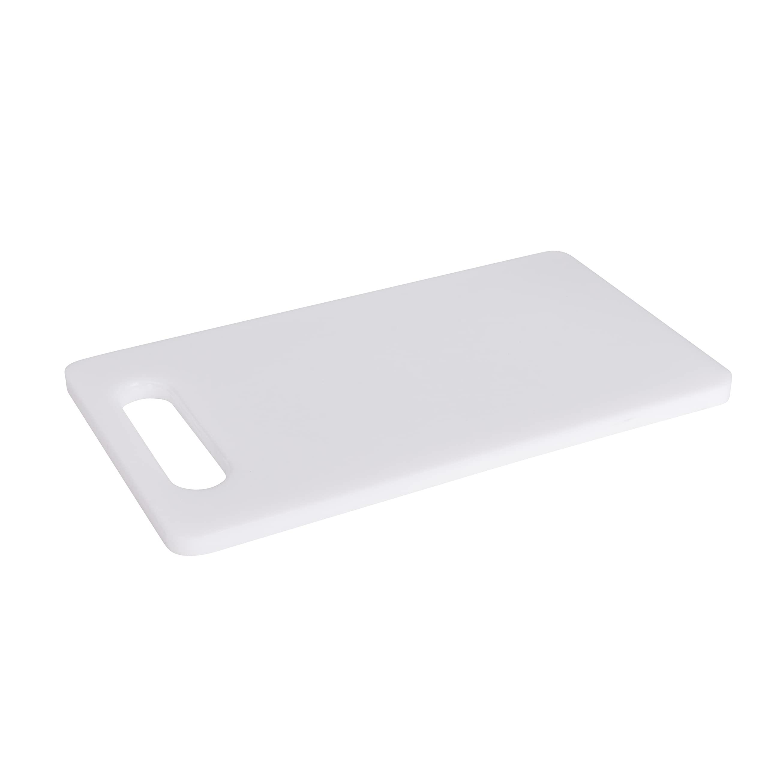 Kitchen Craft KitchenCraft Small Chopping Board, Non Stick, Hygienic Plastic, White, 25 x 15 cm