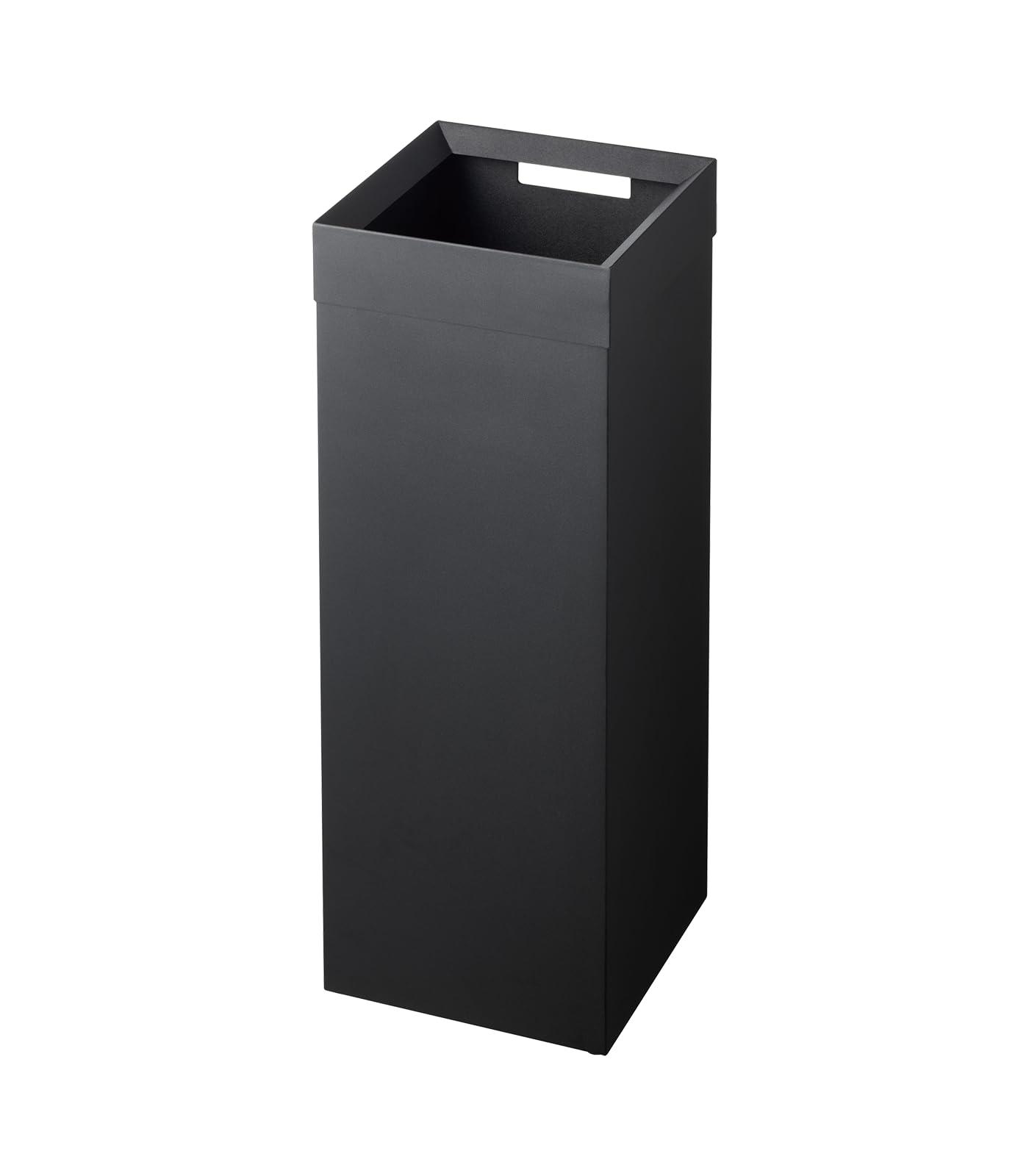 YAMAZAKI Yamazaki Home Tower Tall Trash Can - Modern Garbage Waste Basket With Handle For Kitchen Bathroom Office - Steel - 7.25 Gallons, 27 Liters