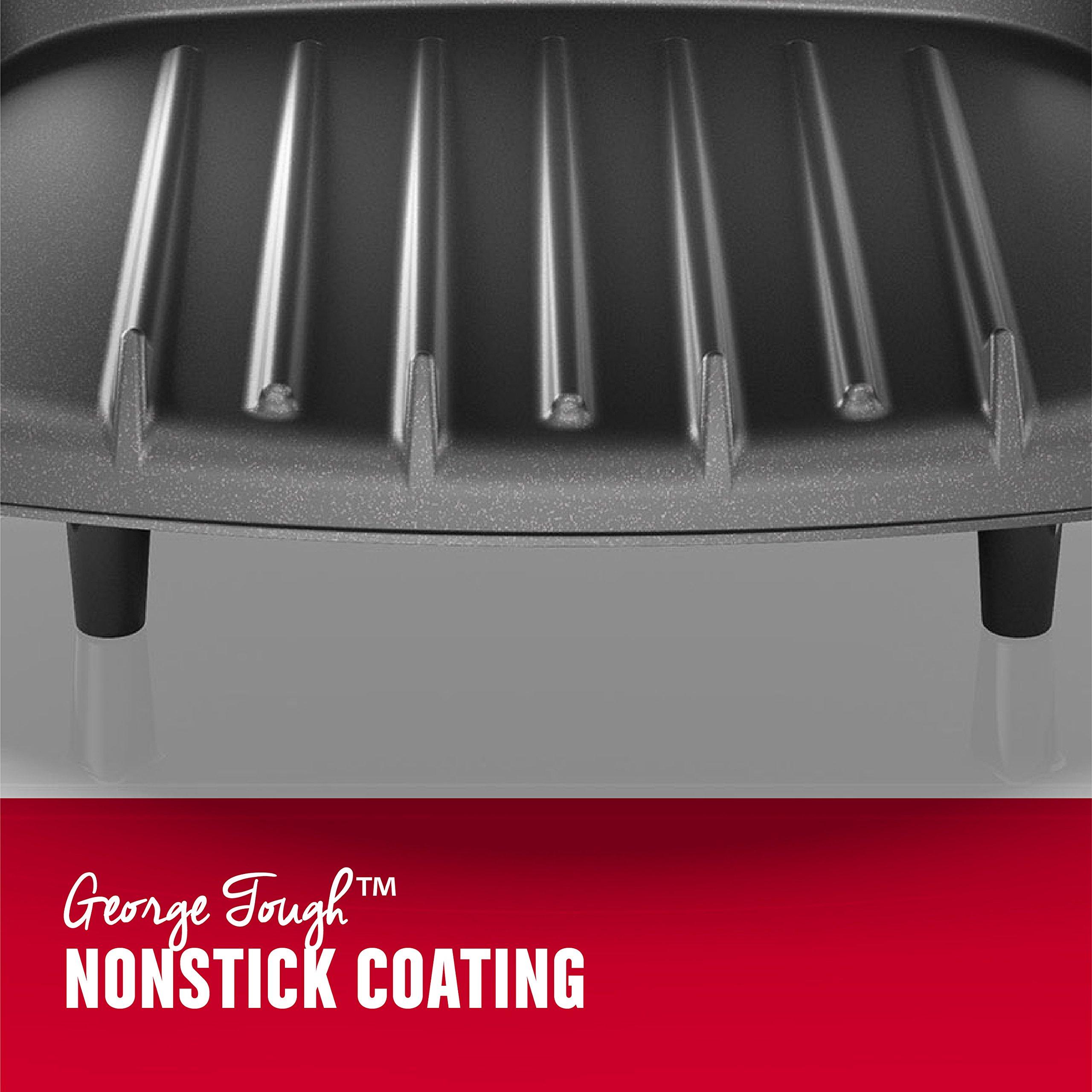 George Foreman George Foreman 2-Serving Classic Plate Electric Indoor Grill and Panini Press, Black, GR10B