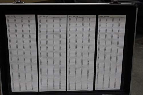 Hongwa New MegaDisc 1000 CD DVD Silver Aluminum Media Storage Case Mess-Free Holder Box with Sleeves without hanger