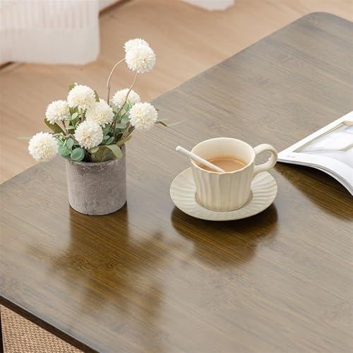 Obriskus Obriskus Small Coffee Table, Square Japanese Floor Table, Short Table Low Table for Sitting on The Floor Small Desk Floor Table for Dining, Drawing, Reading and Writing(24\" D x 24\" W x 12.6\" H)