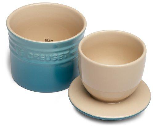 Le Creuset Le Creuset Stoneware Butter Crock, 6 oz., Caribbean