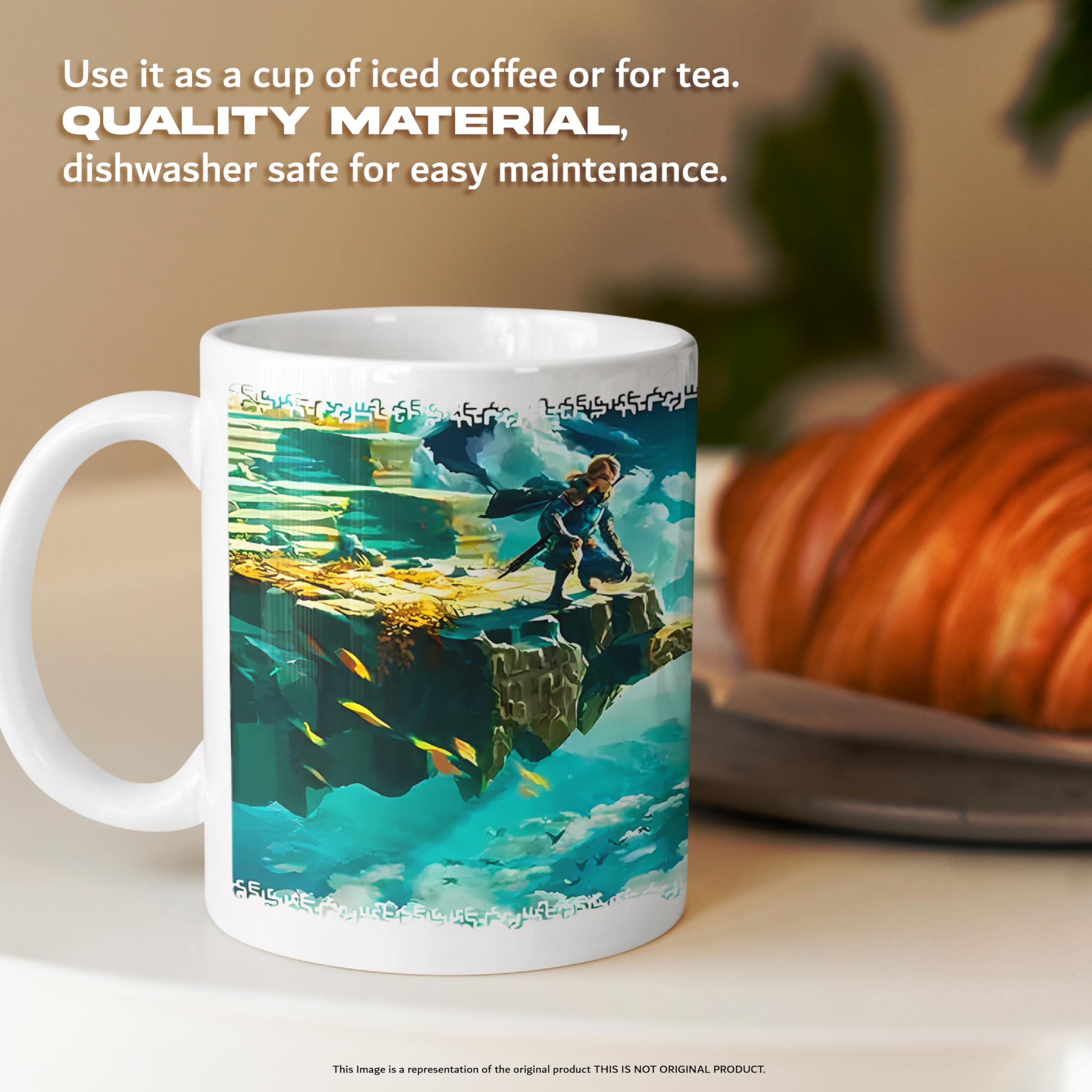 Pyramid America Pyramid America - Zelda Mug - The Legend of Zelda Tears of the Kingdom - 11 oz. Ceramic Mug for Coffee, & Milk Tea - Perfect Addition to Your Kitchen, Home Essentials or Gaming Desk